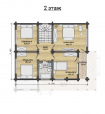 Дом из клееного бруса VZ-366